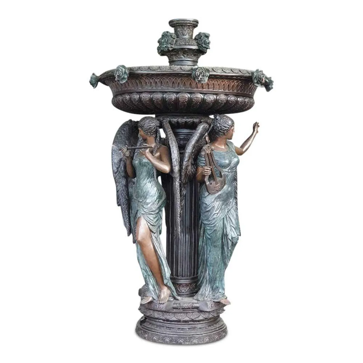 Musical Angels Bronze Fountain