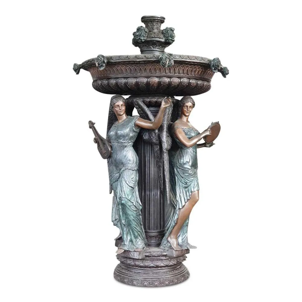 Musical Angels Bronze Fountain