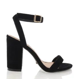 Nikaia Black Suede Heel