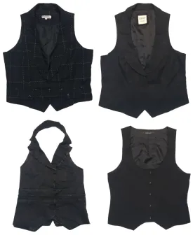 Nostalgic Neons: Vintage Y2K Women Waistcoat: WMNS24 (S-119) 🌟💥🌟