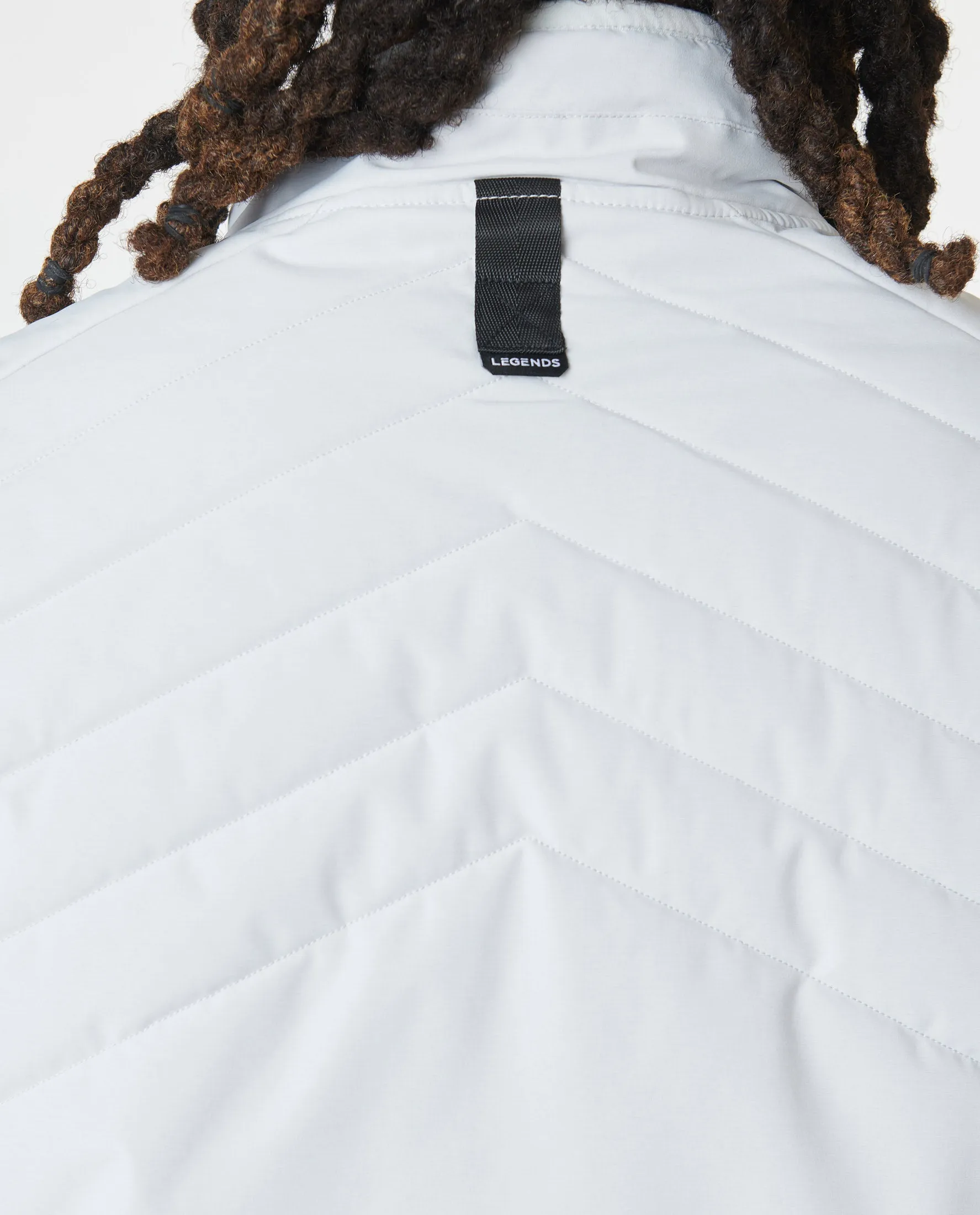 Nuch Puffer Vest Platinum