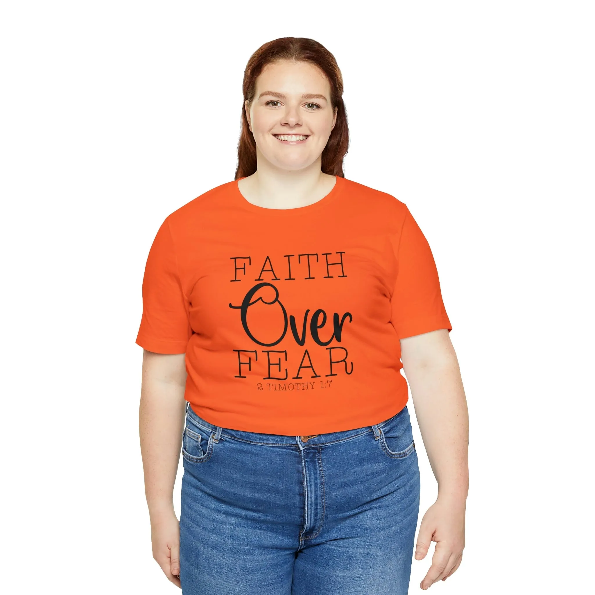 "Faith Over Fear" Bella Canvas Unisex Jersey Short Sleeve Tee