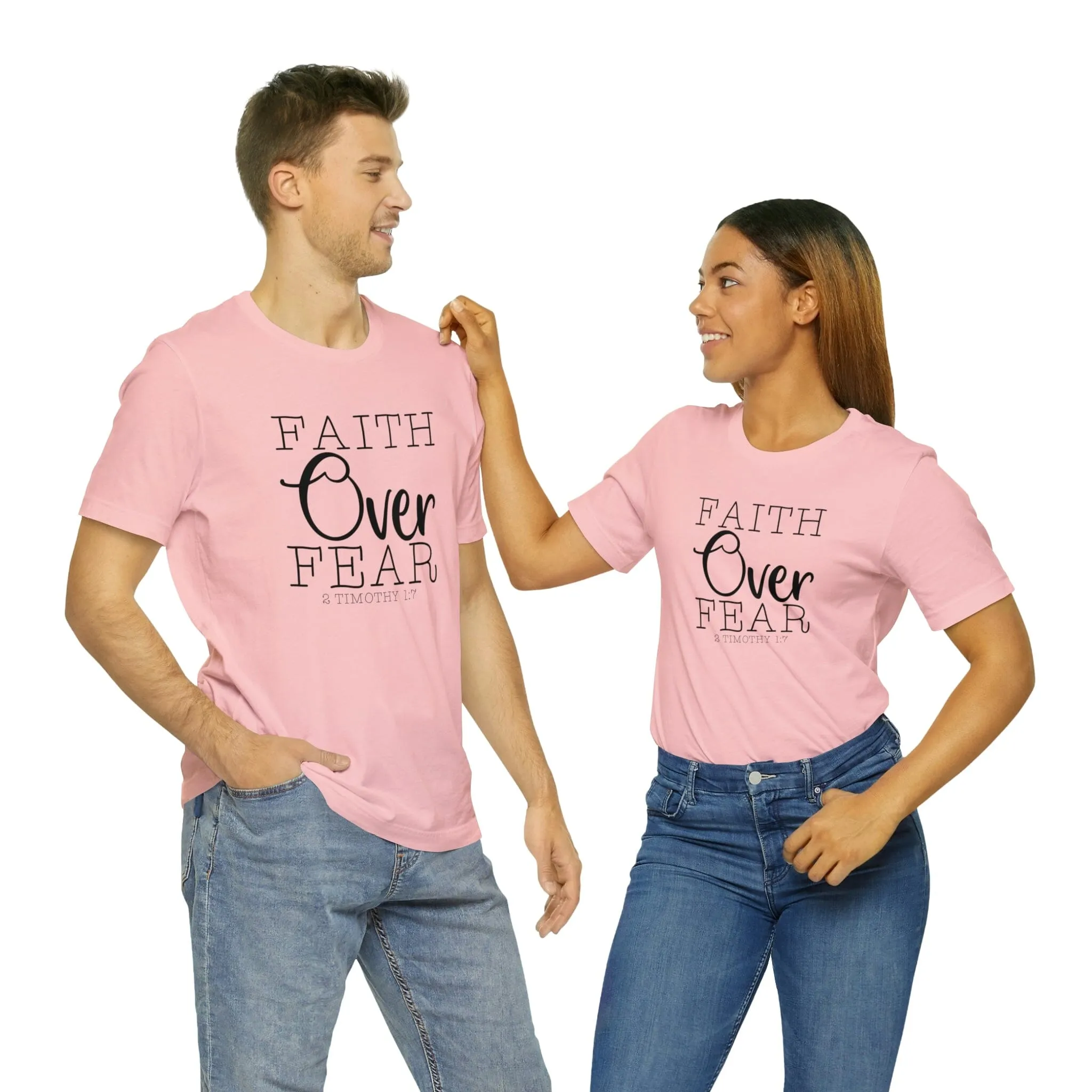 "Faith Over Fear" Bella Canvas Unisex Jersey Short Sleeve Tee
