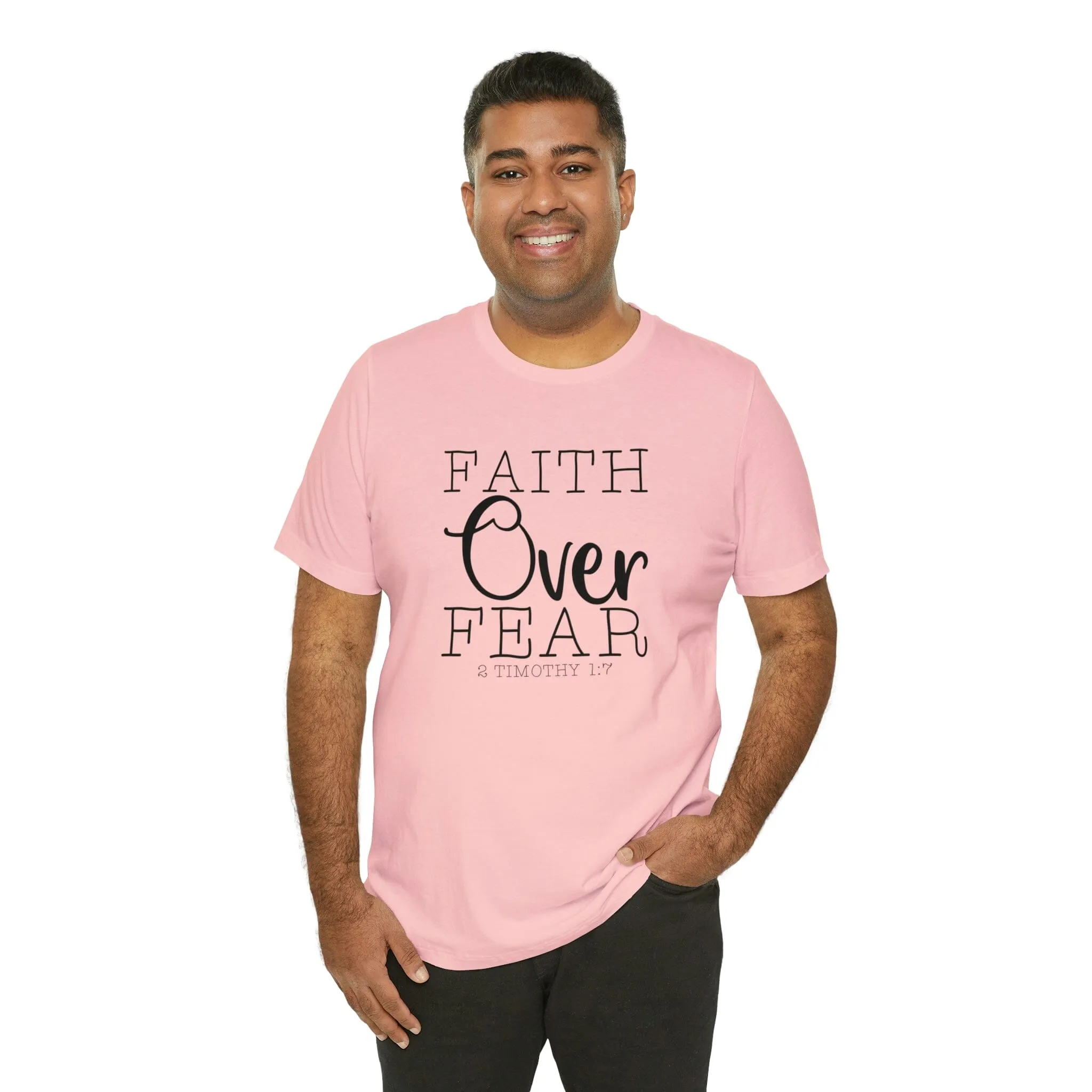 "Faith Over Fear" Bella Canvas Unisex Jersey Short Sleeve Tee