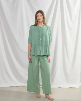 rialto48 Cotton Trousers in Blue Denim