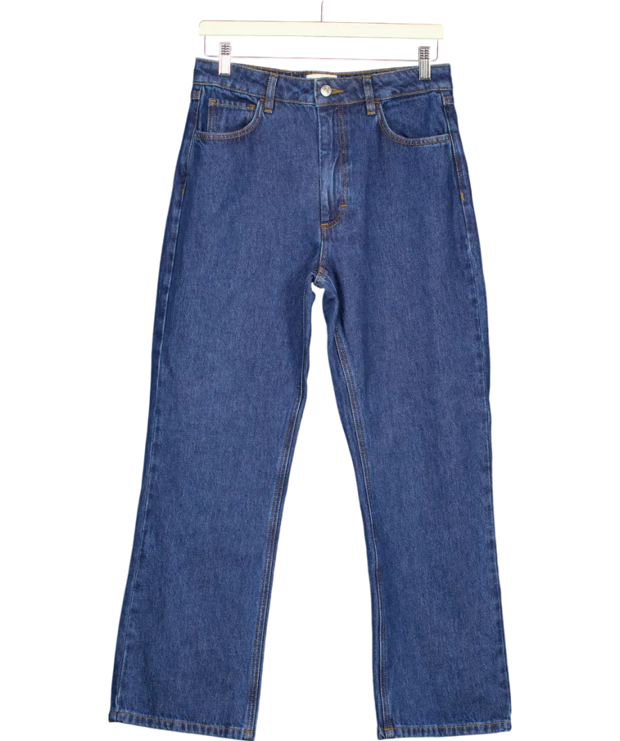Sezane Blue High waist straight leg jeans FR38 UK 10