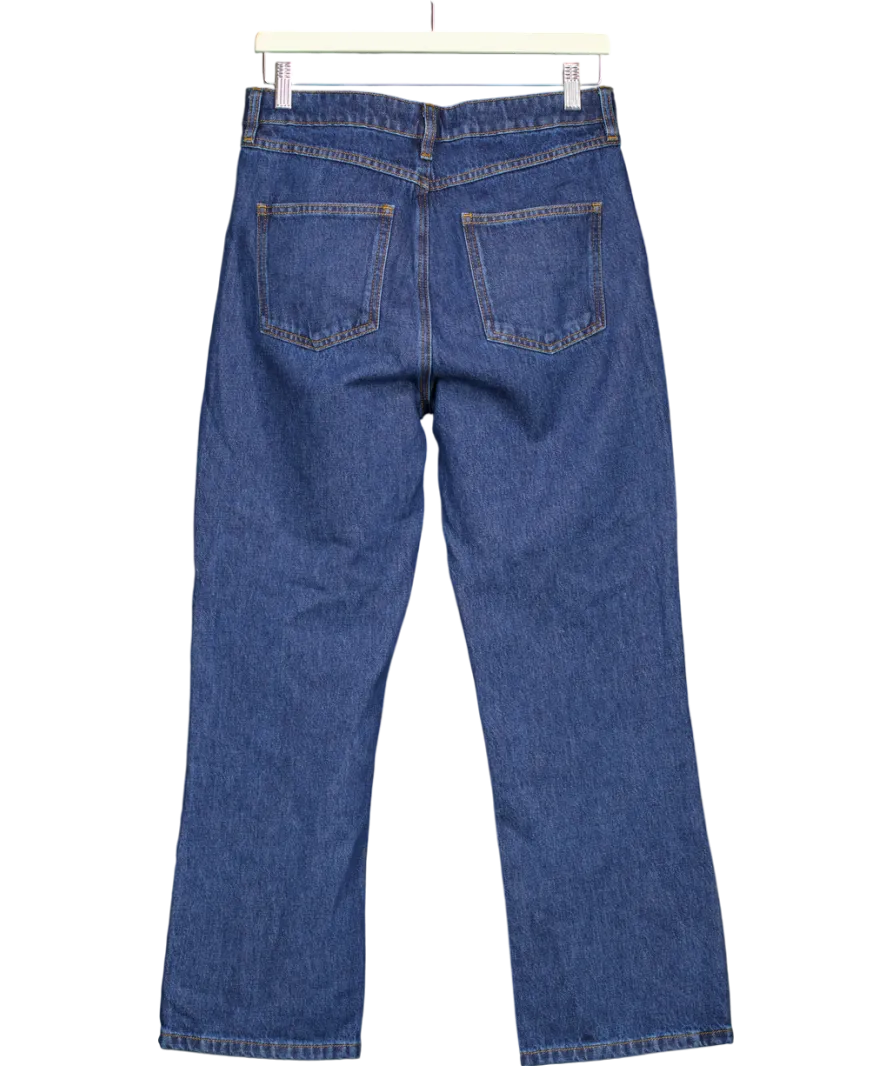 Sezane Blue High waist straight leg jeans FR38 UK 10