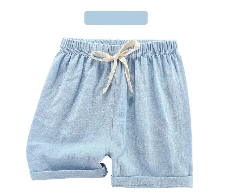 Short Pants Children Shorts for Boys Girls  Clothes Cotton Solid Breathable Summer  Casual Sports Beach Kids Shorts ElasticYoung