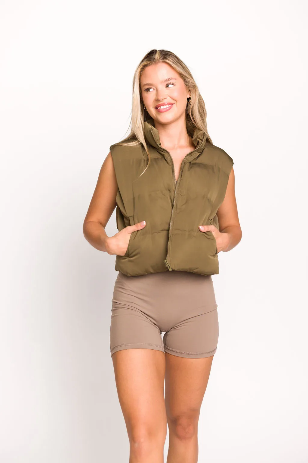 The Issey Vest in Antique Bronze