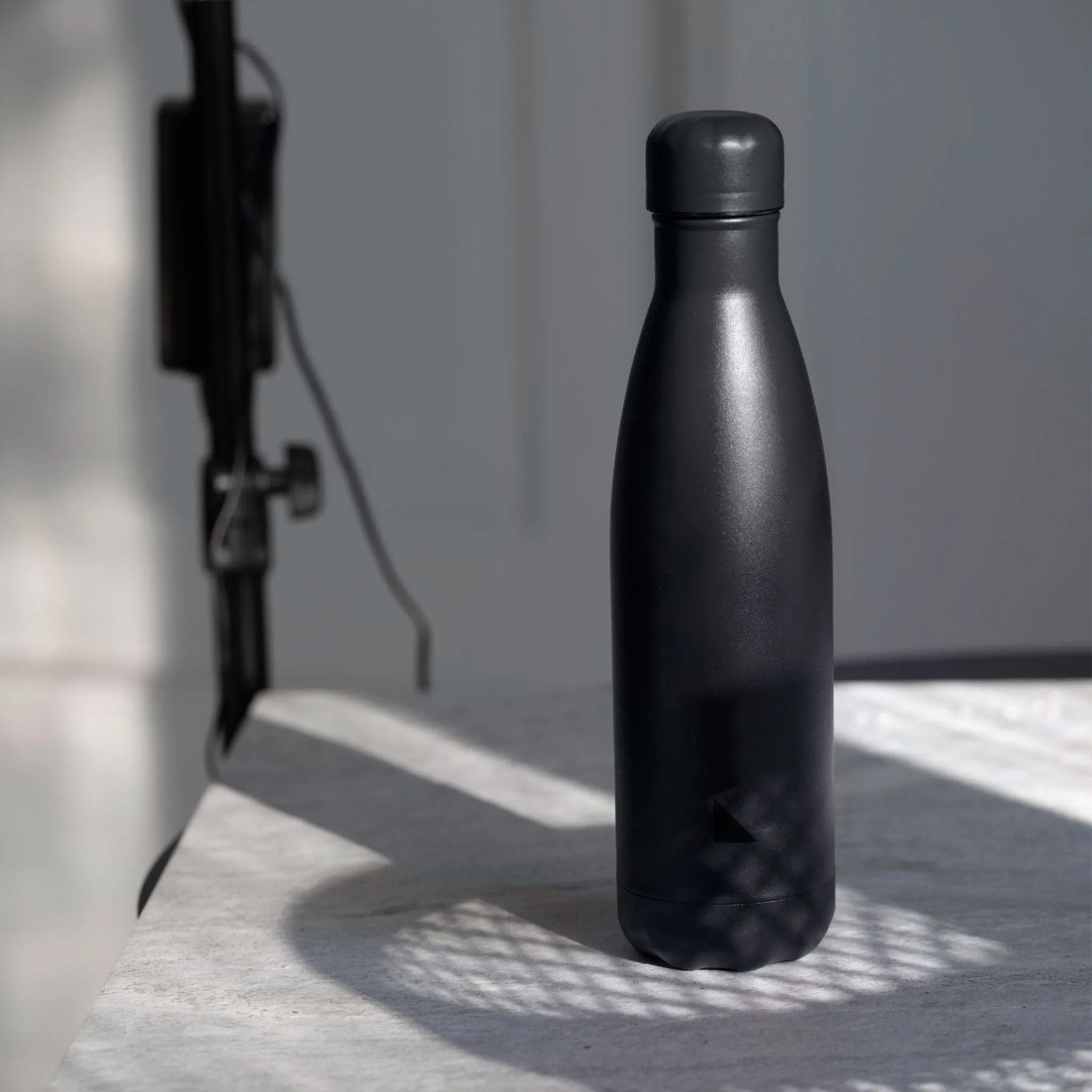 Thermal bottle made from recycled steel, Ultramarine Green