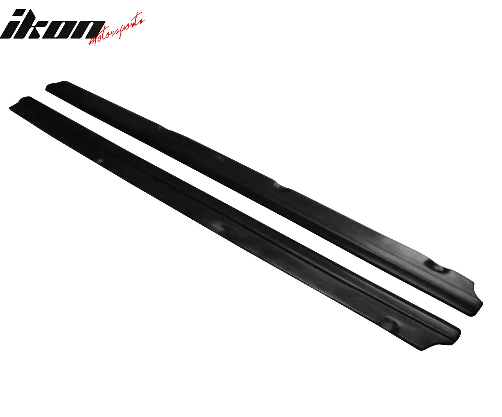 Universal Side Skirt 65" x 3.5" JDM Downforce DF Style Unpainted Black