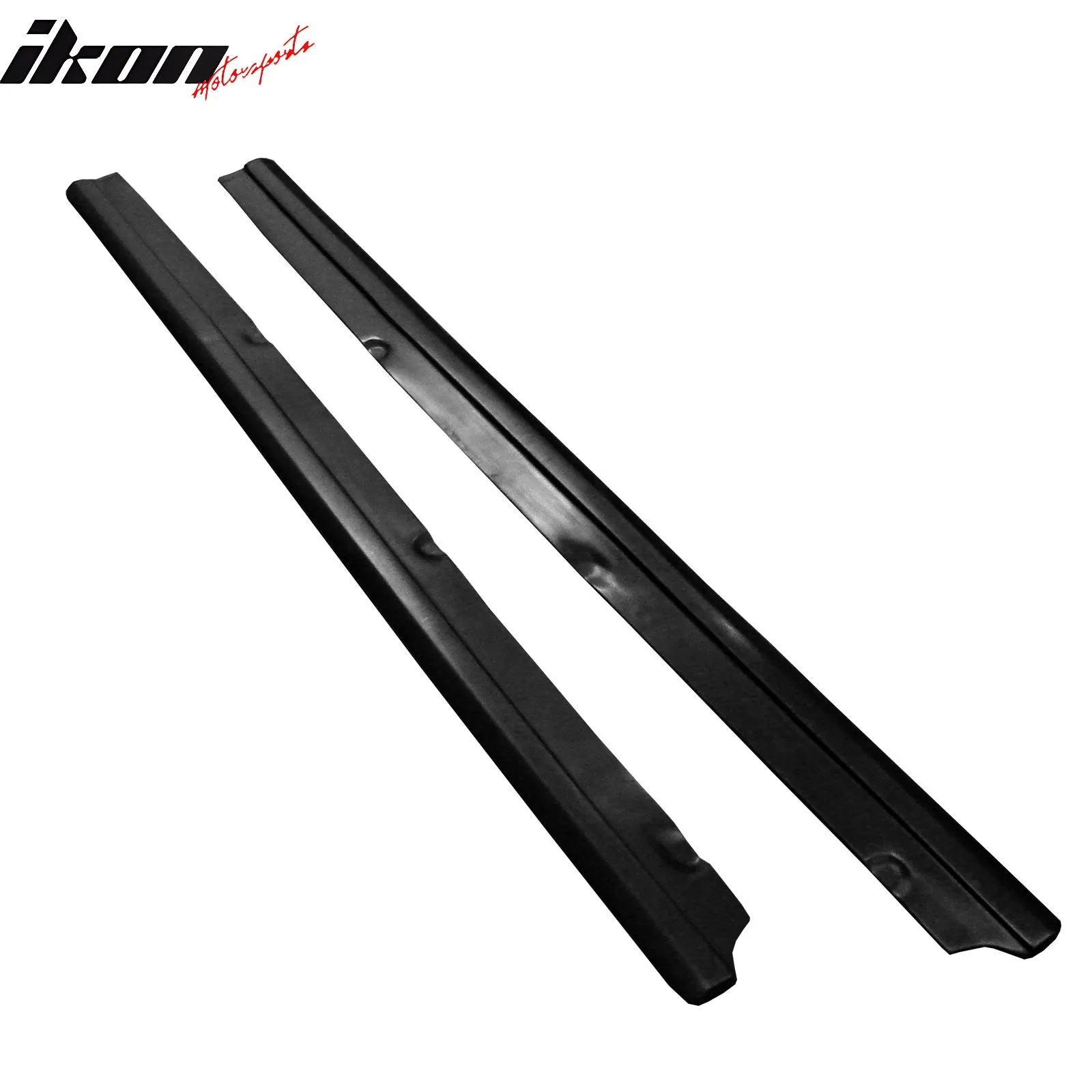 Universal Side Skirt 65" x 3.5" JDM Downforce DF Style Unpainted Black