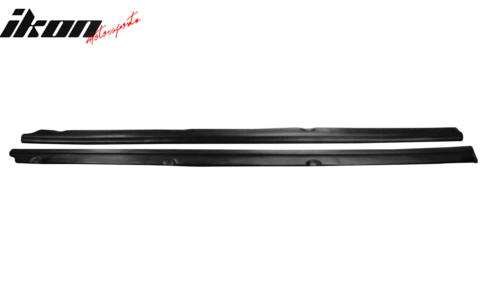Universal Side Skirt 65" x 3.5" JDM Downforce DF Style Unpainted Black
