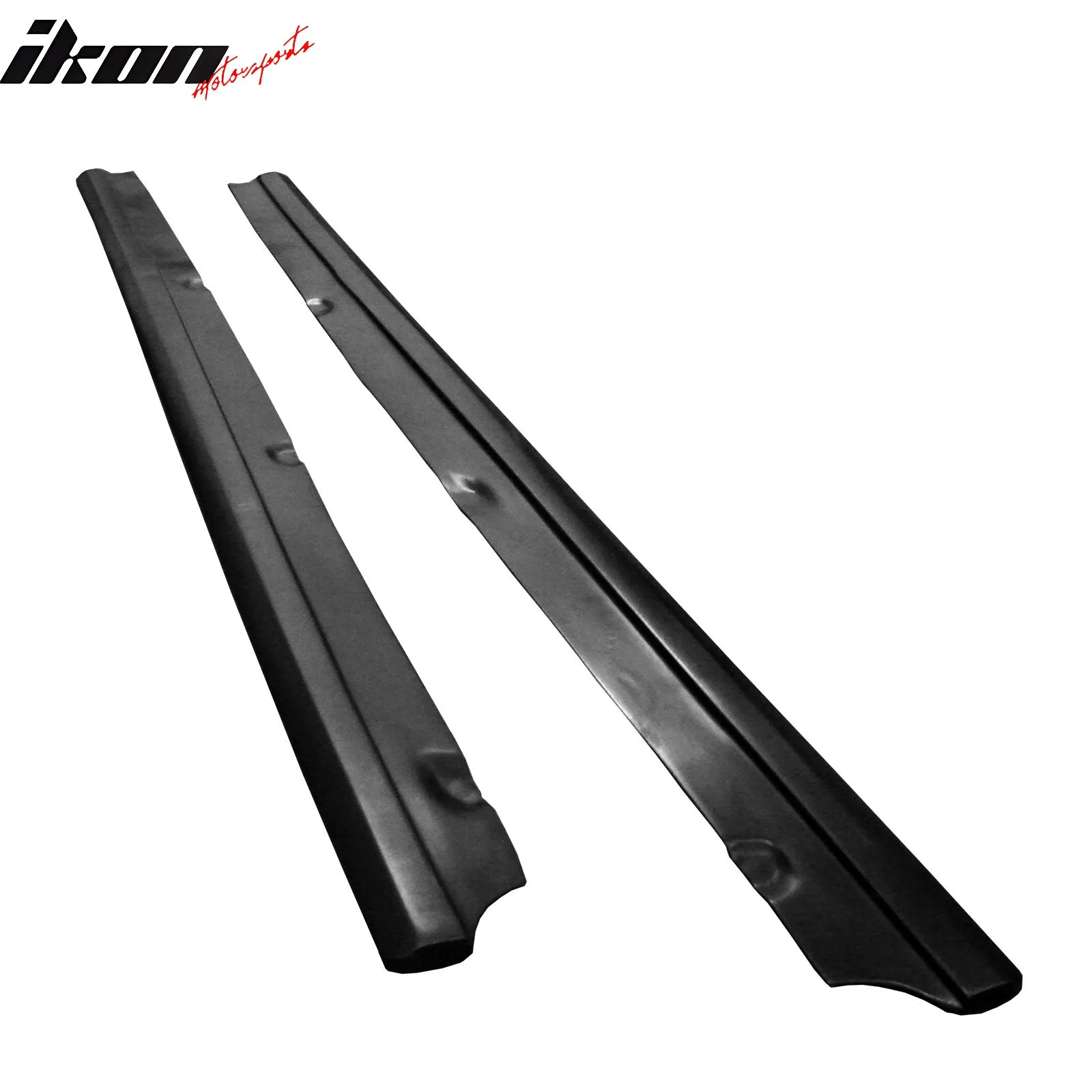 Universal Side Skirt 65" x 3.5" JDM Downforce DF Style Unpainted Black