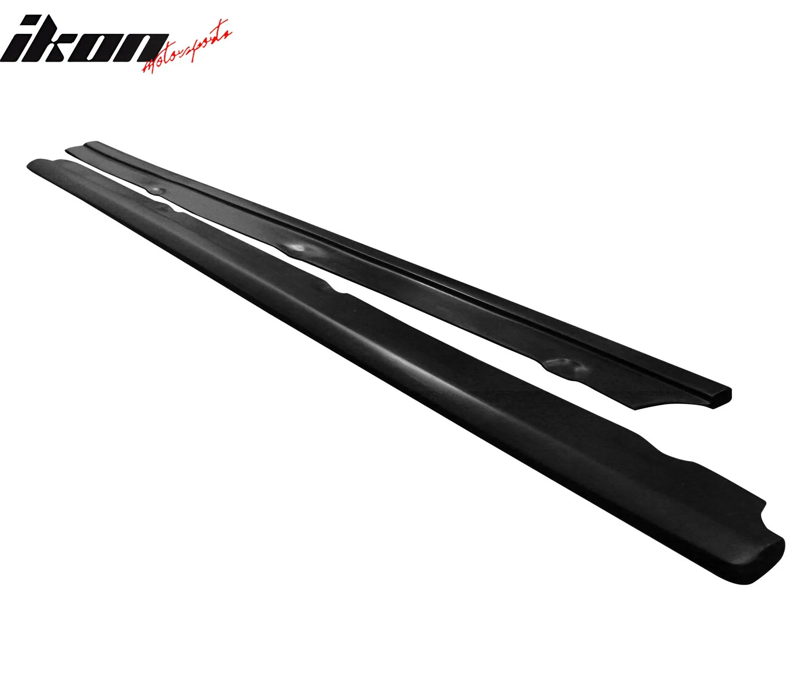 Universal Side Skirt 65" x 3.5" JDM Downforce DF Style Unpainted Black