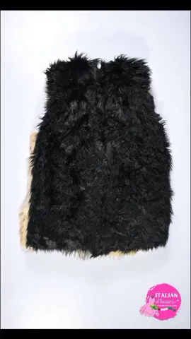 Y2K Fur Dark and Dusky waistcoat