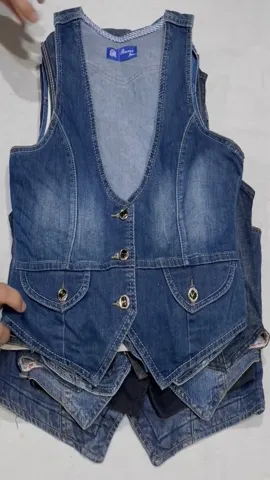 Y2K It Girl Denim Waistcoats 11Pieces